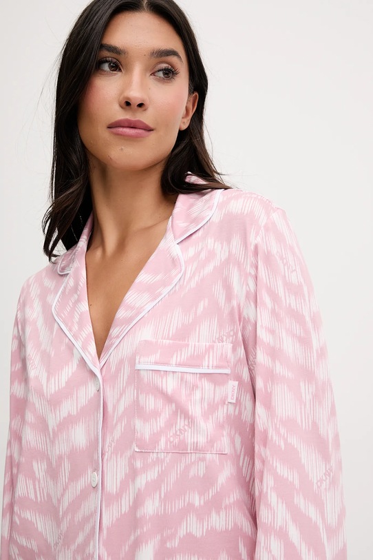 Dkny piżama z dodatkiem bawełny YI80062 różowy