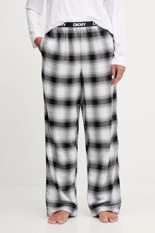 Odzież Dkny piżama z dodatkiem bawełny YI80064 biały