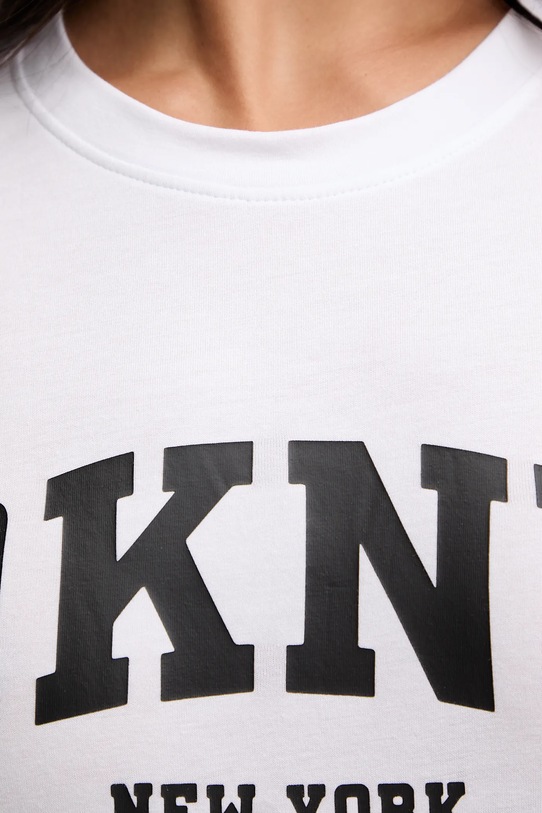 Dkny piżama z dodatkiem bawełny YI80064 biały