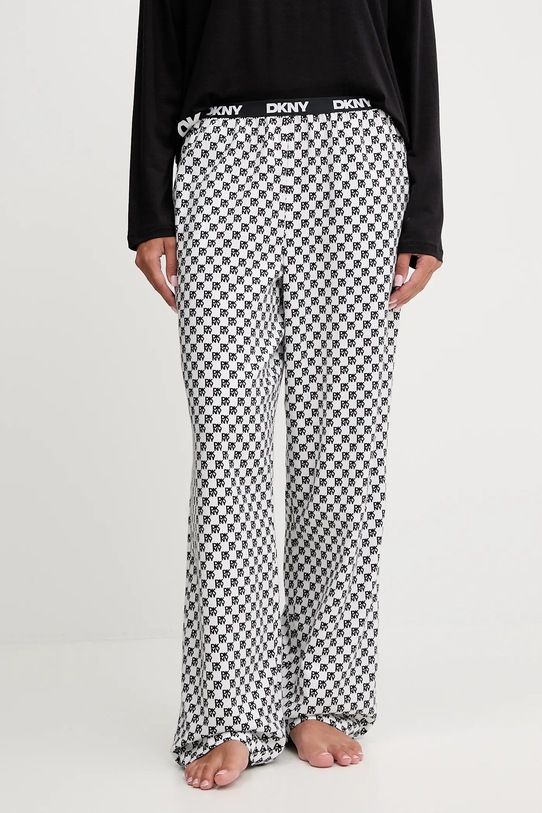 Odzież Dkny piżama z dodatkiem bawełny YI80064 czarny