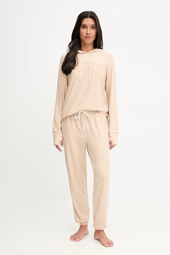 Pyžamo Dkny nášivka béžová YI80065