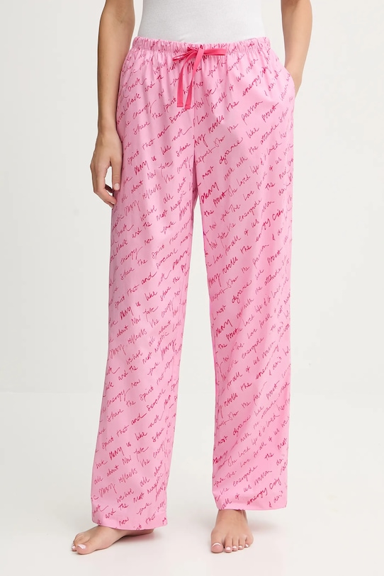 Odzież Dkny piżama bawełniana YI90085 fioletowy