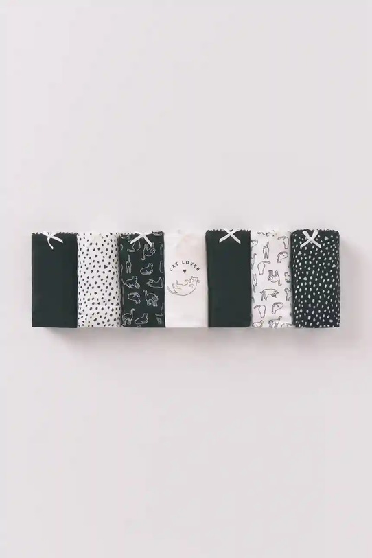 Σλιπ women'secret 7-pack βαμβάκι μαύρο 4932673
