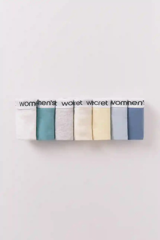 women'secret figi 7-pack 4932674 beżowy AW25