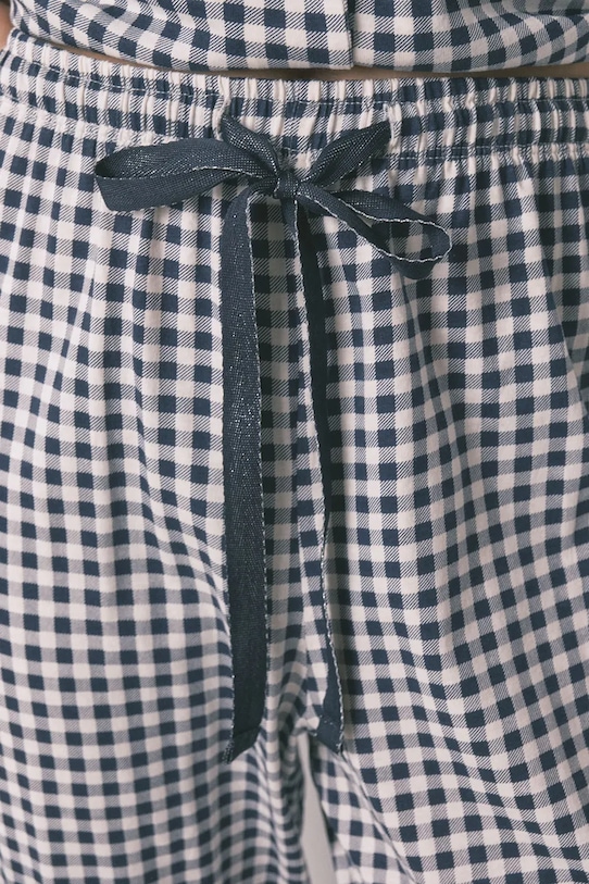 women'secret piżama bawełniana granatowy 3132151
