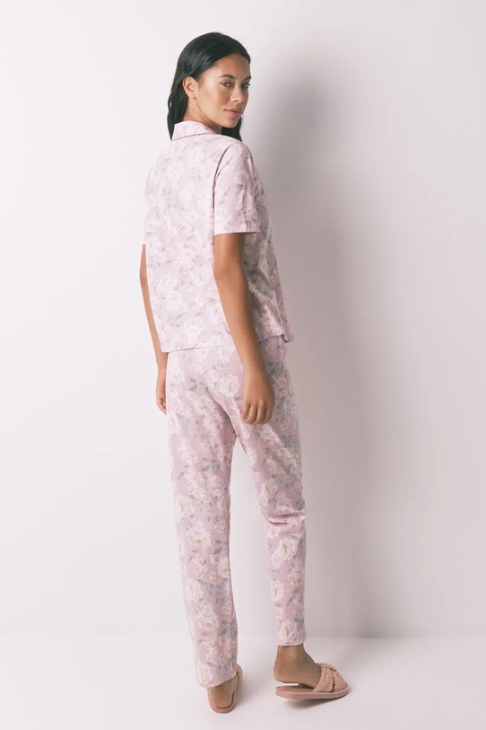 women'secret piżama bawełniana 3592428 różowy