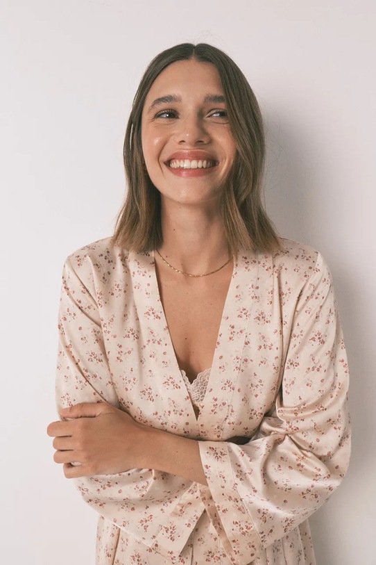 Odzież women'secret szlafrok 2532437 różowy
