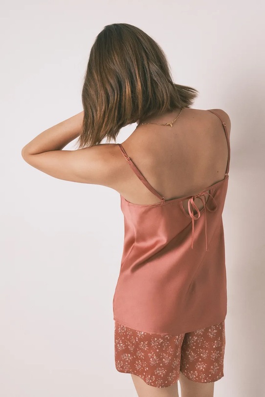 women'secret piżama 2542461 pomarańczowy