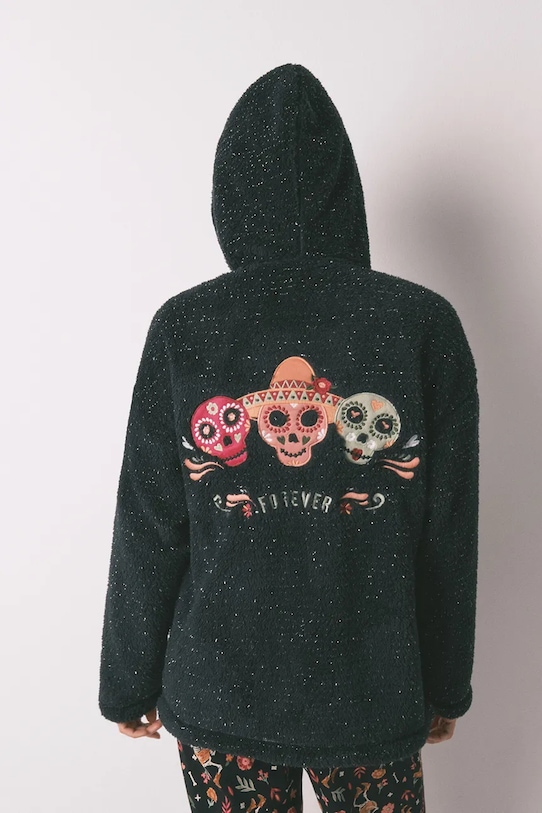 Халат women'secret 4412199 чорний AW25