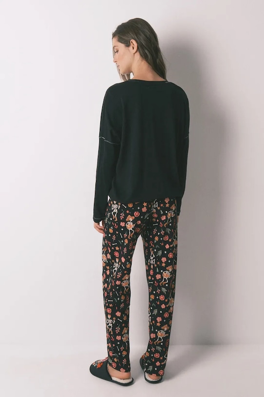 Хлопковая пижама women'secret 3132146 чёрный