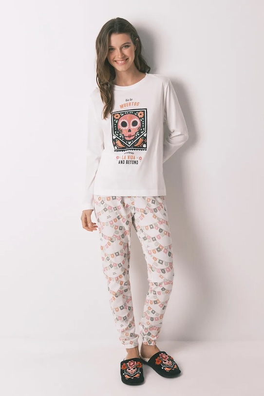 Бавовняна піжама women'secret бавовна білий 3132147