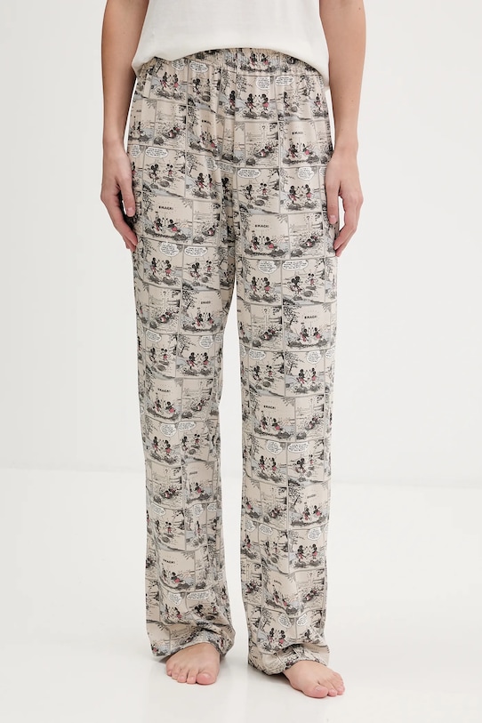 Odzież women'secret piżama bawełniana 3132160 beżowy