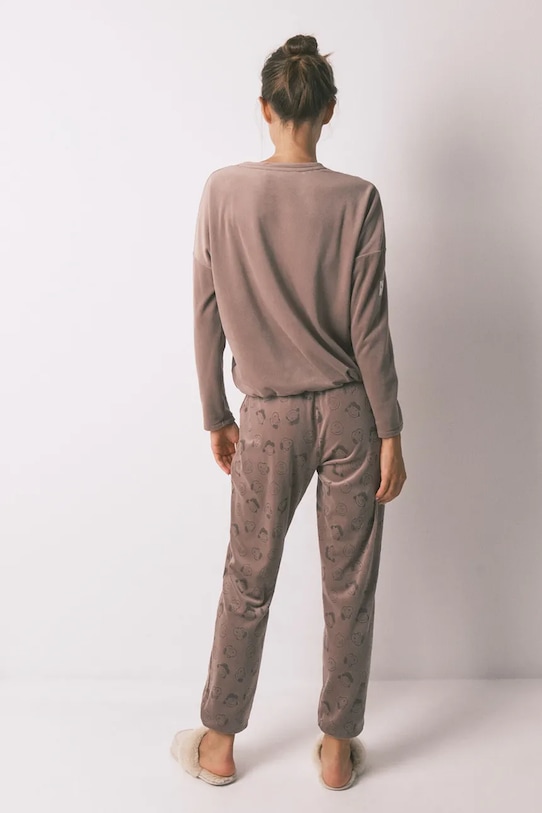 women'secret piżama 3132134 brązowy