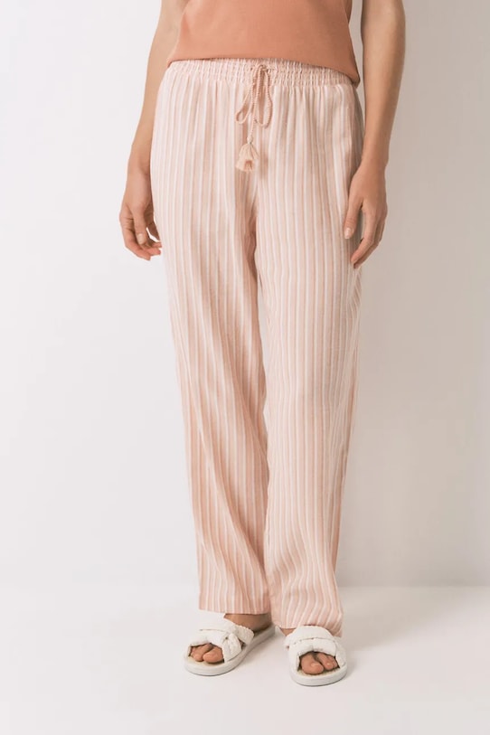 women'secret spodnie piżamowe tkanina pomarańczowy 3702263