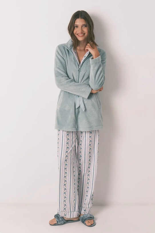 women'secret szlafrok turkusowy 3142294