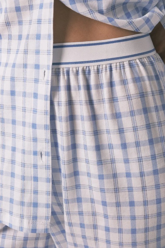 women'secret piżama bawełniana niebieski 3132158