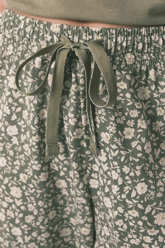 women'secret pijamale de bumbac verde 3132139