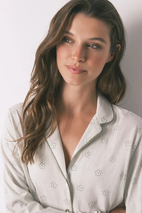 Îmbrăcăminte women'secret pijamale de bumbac Snoopy 3132127 alb