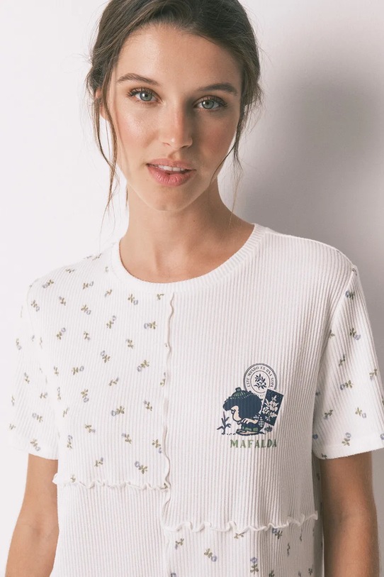 Одежда Хлопковая пижама women'secret 3132153 белый