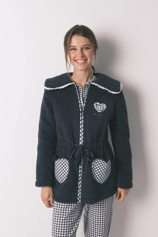 Халат women'secret трикотаж темно-синій 4412198