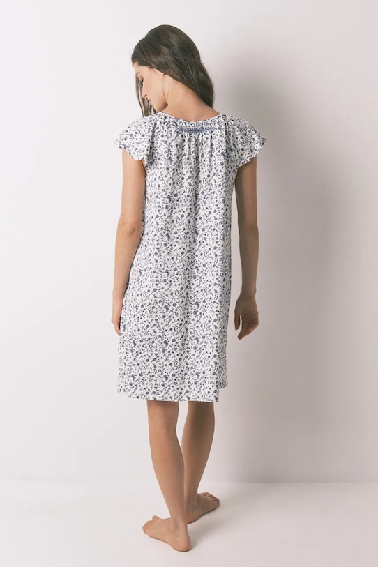 women'secret cămașă de noapte din bumbac 4442111 verde