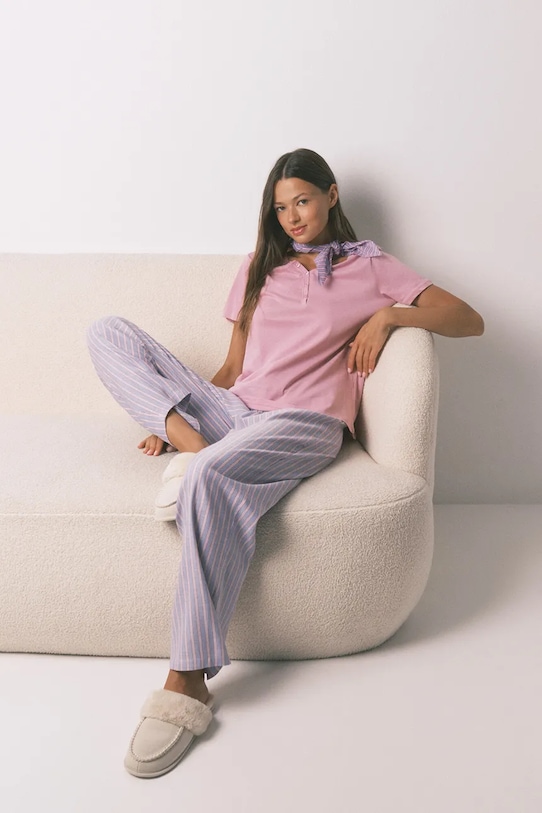 women'secret pantaloni de pijama 3702251 violet