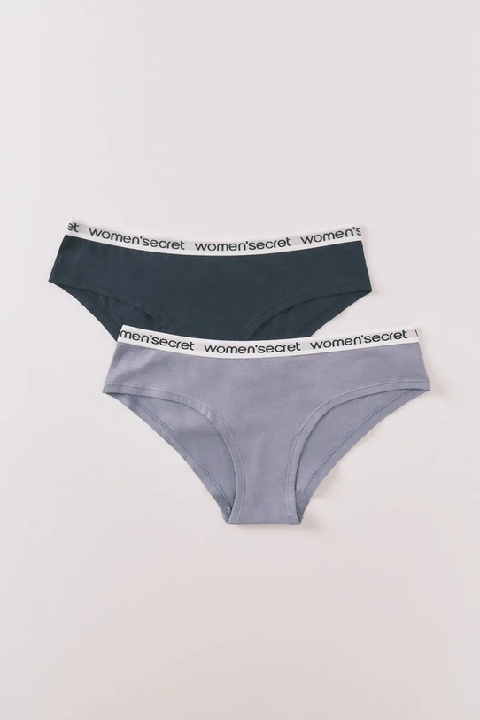 women'secret figi 2-pack dzianina niebieski 4632048