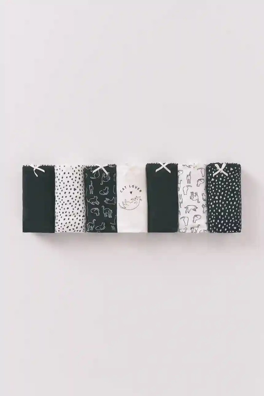 Σλιπ women'secret 7-pack πλεκτό ύφασμα μαύρο 4932659