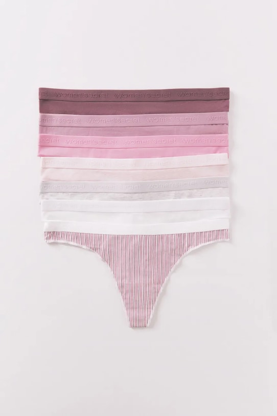 women'secret tanga 7-pack 4932669 roz AW25
