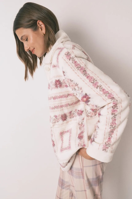 women'secret szlafrok 4682691 różowy AW25