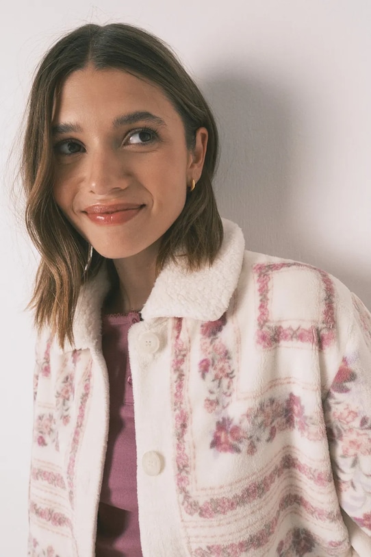 Odzież women'secret szlafrok 4682691 różowy