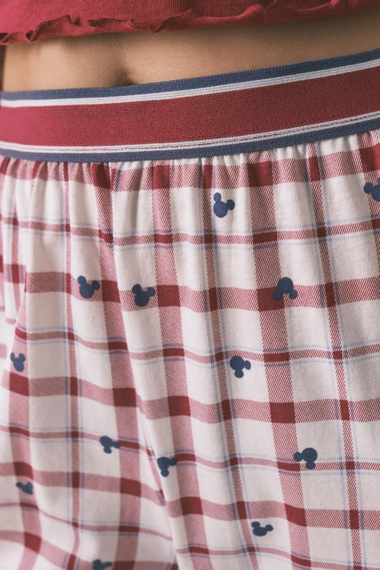 women'secret piżama bawełniana czerwony 3132157