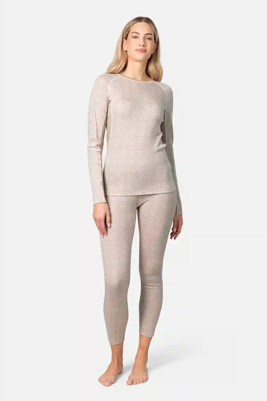 Дрехи Функционална блуза с дълги ръкави Kari Traa ROSE LIGHT 611364 кафяв