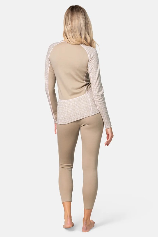 Kari Traa longsleeve funkcyjny ROSE LIGHT brązowy 611364