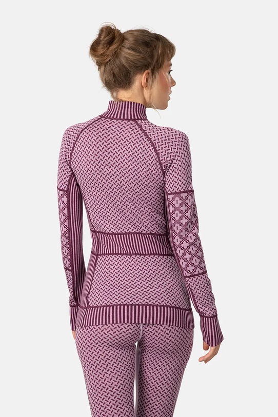 Kari Traa longsleeve funkcyjny SMEKKER 622681 fioletowy AW25