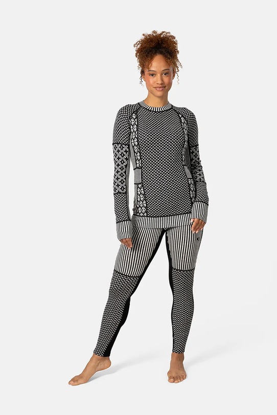 Odzież Kari Traa longsleeve funkcyjny SMEKKER 622682 czarny