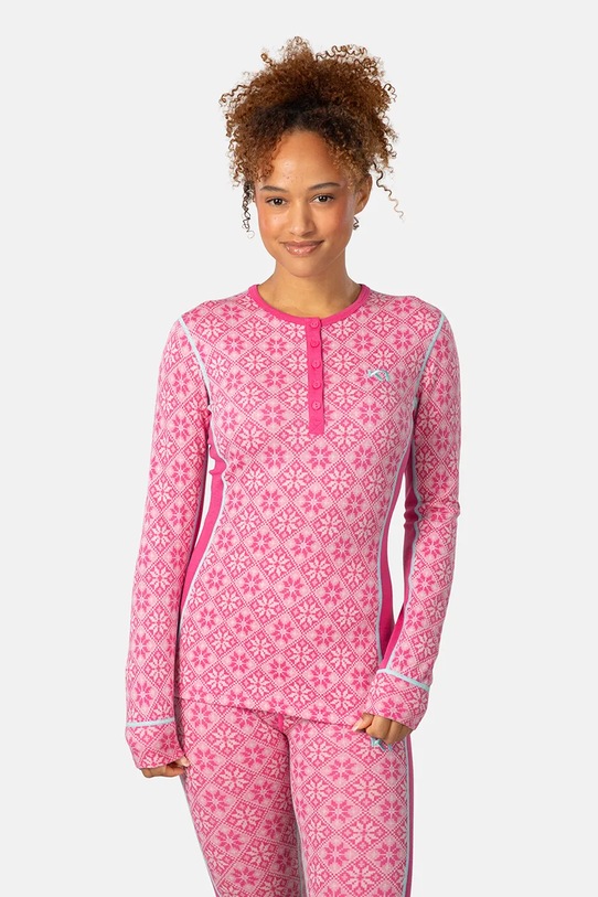 Kari Traa longsleeve funkcyjny ROSE sporty zimowe różowy 622692