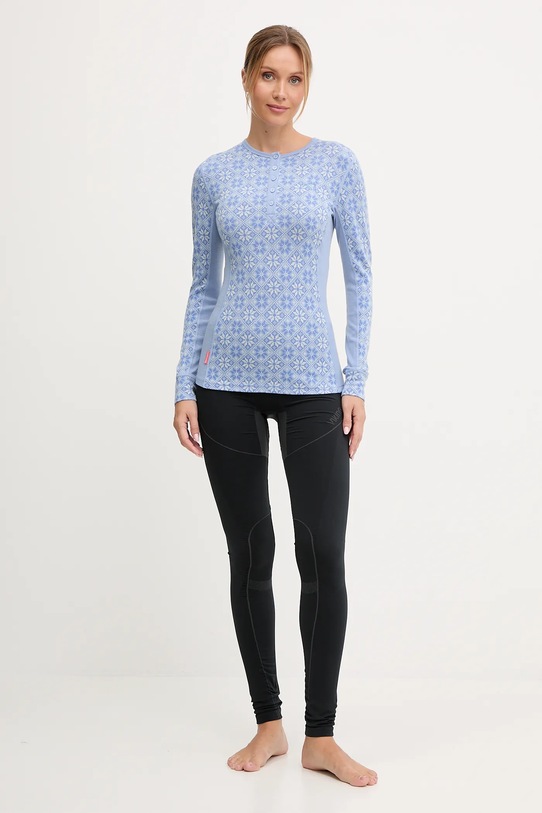 Kari Traa longsleeve funkcyjny ROSE 622692 niebieski AW25