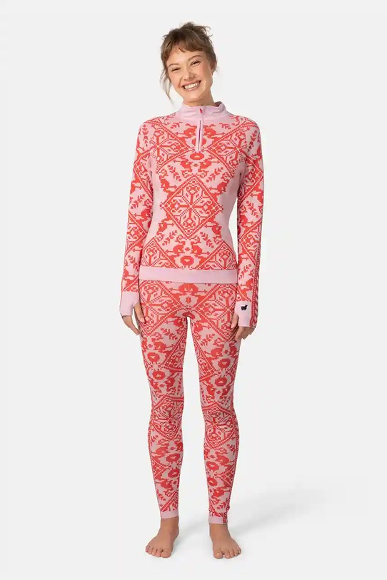 Kari Traa leggings funzionali SAGA sport invernali rosa 623832