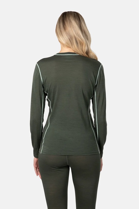 Kari Traa longsleeve funkcyjny ISELIN 623897 zielony AW25