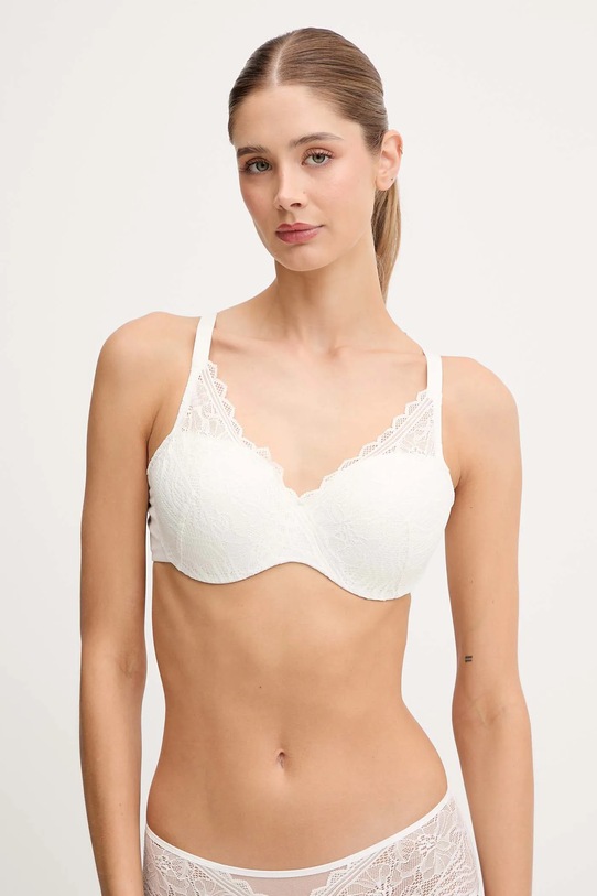 Chantelle biustonosz Floral Touch dzianina biały C94260