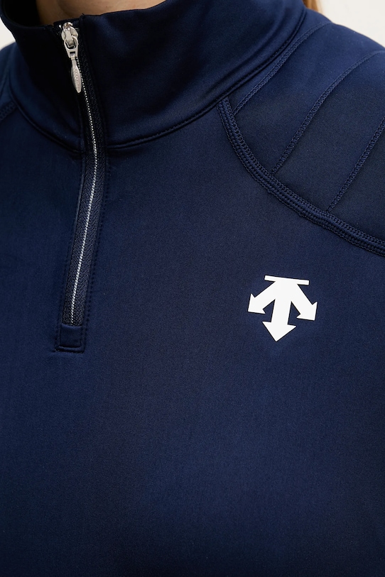 Descente longsleeve funkcyjny WOMENS T-NECK DW5FLT02LU granatowy