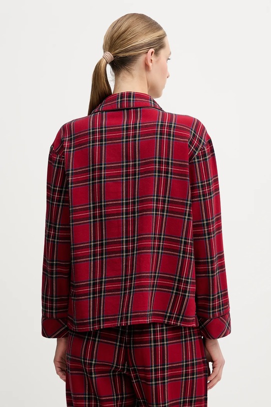 Odzież Abercrombie & Fitch koszula piżamowa KI146.5097.556 bordowy