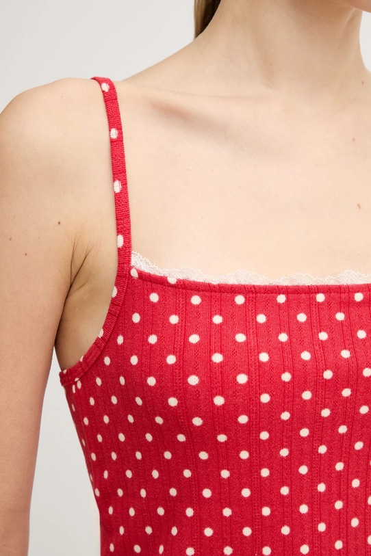 Abercrombie & Fitch top piżamowy KI146.5103.500 czerwony