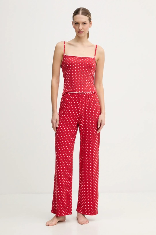 Abercrombie & Fitch spodnie piżamowe KI146.5111.500 czerwony AW25