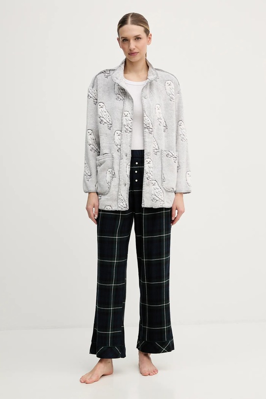 Abercrombie & Fitch spodnie piżamowe KI146.5128.312 granatowy AW25