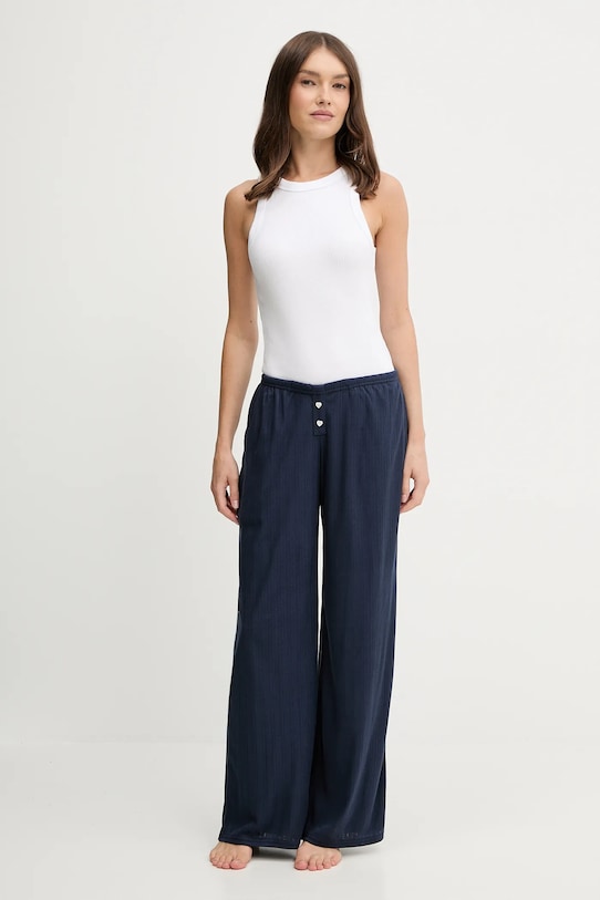 Hollister Co. spodnie piżamowe KI346.5117.200 granatowy AW25