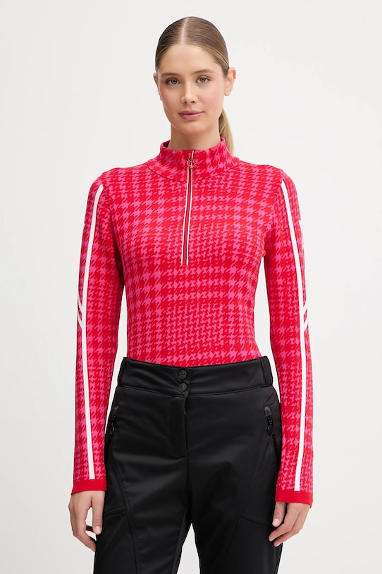Newland longsleeve funkcyjny LADY T-NECK niski czerwony N46794.188