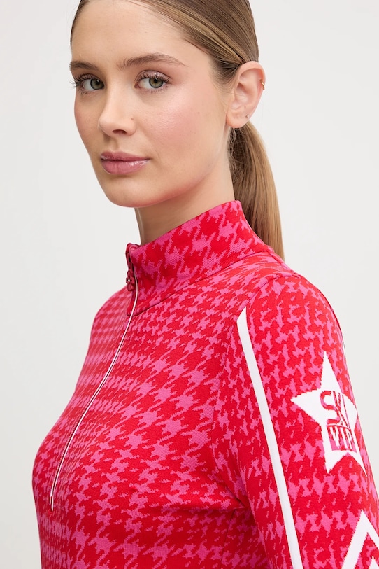 Newland longsleeve funkcyjny LADY T-NECK czerwony N46794.188