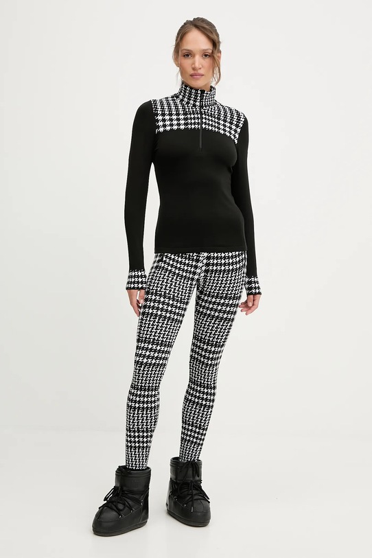 Newland longsleeve funkcyjny LADY T-NECK N46775.108 czarny AW25